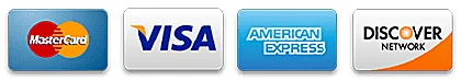 Cards accepted at checkout