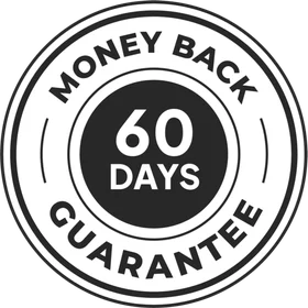 60 day money-back guarantee